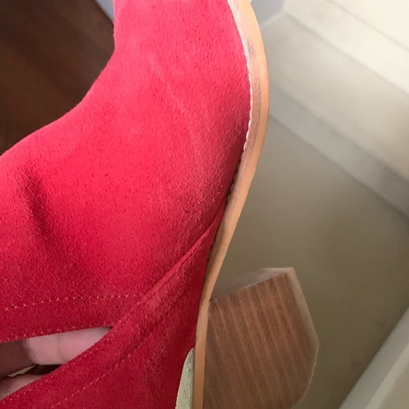 Jeffrey Campbell red suede Booties - Picture 7 of 7